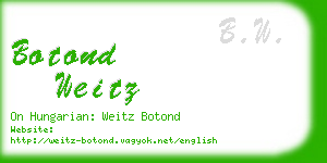 botond weitz business card